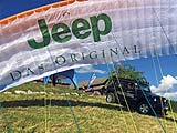 Jeep Werbeschirm